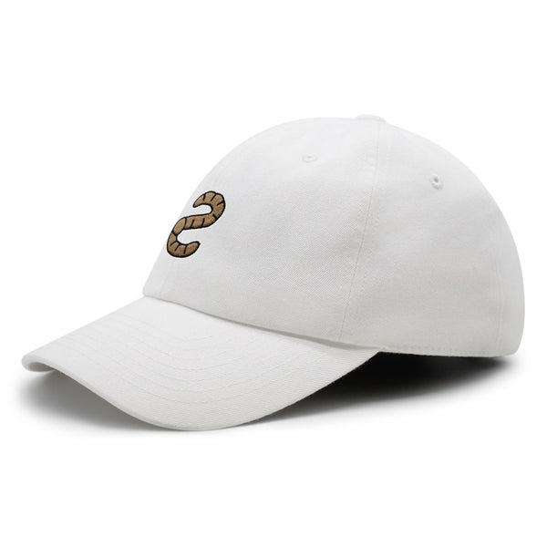 Worm Simple Premium Dad Hat Embroidered Cotton Baseball Cap Insect