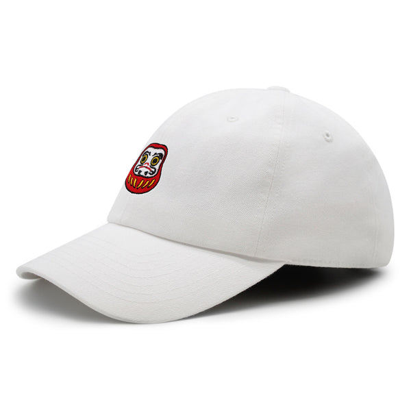 Red Bodhidharma Egg Premium Dad Hat Embroidered Cotton Baseball Cap Japanese