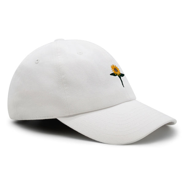 Sun Flower Premium Dad Hat Embroidered Baseball Cap Floral