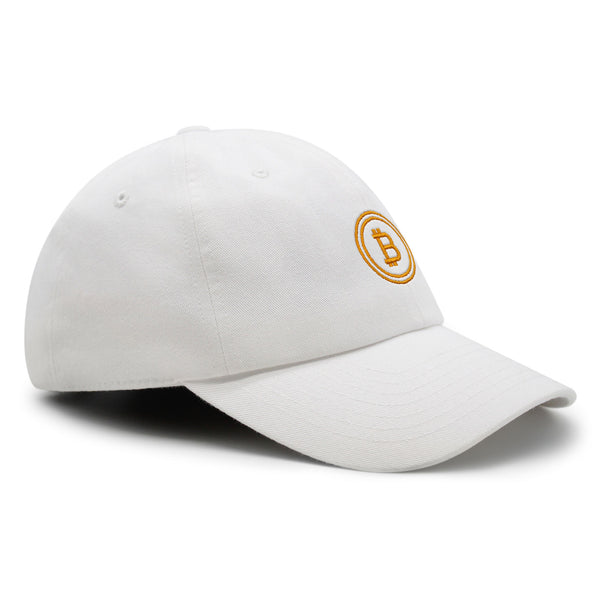 Bitcoin Premium Dad Hat Embroidered Baseball Cap Cryptocurrency