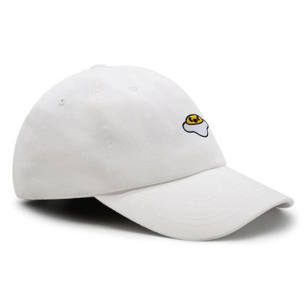 Smiling Egg Premium Dad Hat Embroidered Baseball Cap Sunny Side Up