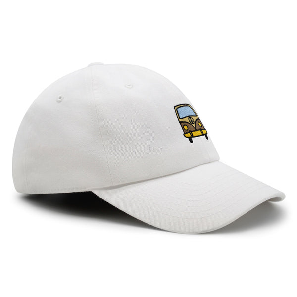 Hippie Van Premium Dad Hat Embroidered Baseball Cap RV VW