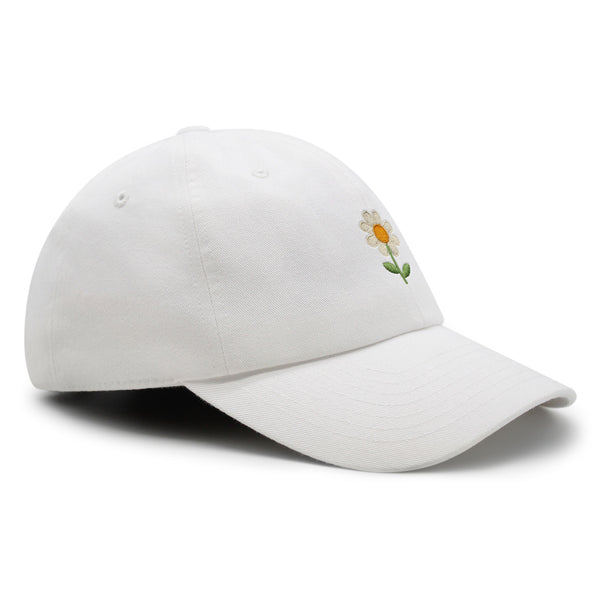 Chamomile Flower Premium Dad Hat Embroidered Baseball Cap Floral