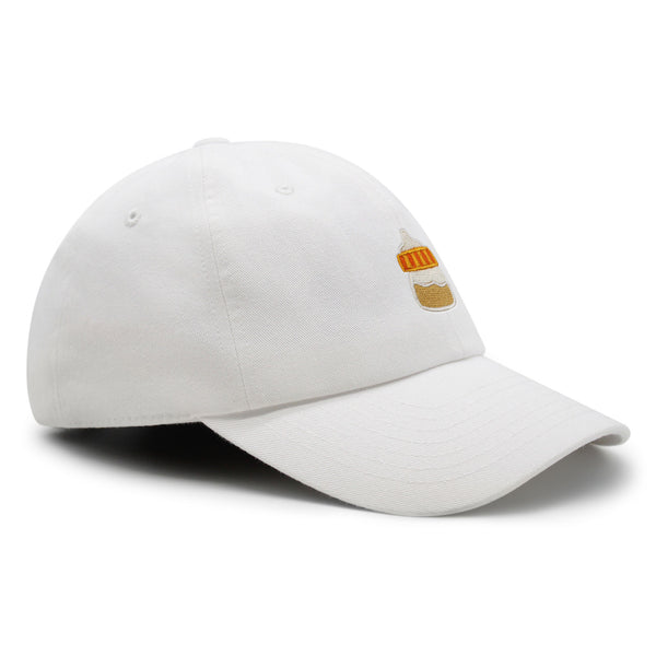 Orange Baby Bottle Premium Dad Hat Embroidered Baseball Cap Infant New Born