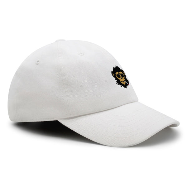 Smoking Monkey Premium Dad Hat Embroidered Baseball Cap Wild Animal Funny