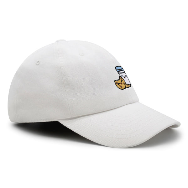 Milk and Cookie Premium Dad Hat Embroidered Baseball Cap Snack