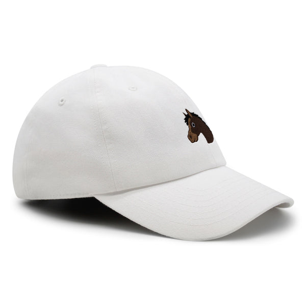 Horse Head Premium Dad Hat Embroidered Baseball Cap Cowboy Zoo