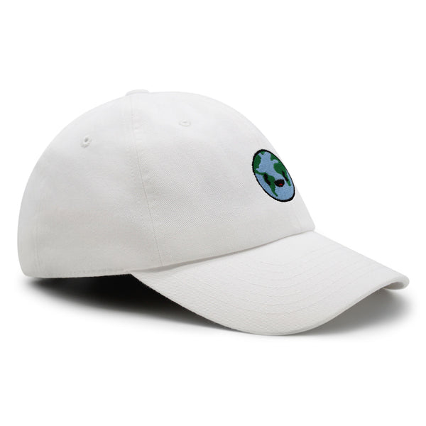 Happy Earth Premium Dad Hat Embroidered Baseball Cap Earth Environment