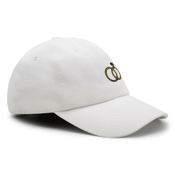 Rings Premium Dad Hat Embroidered Baseball Cap Wedding Finger