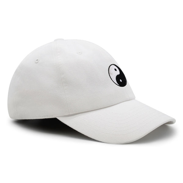 Ying Yang Premium Dad Hat Embroidered Baseball Cap Asian Meditation