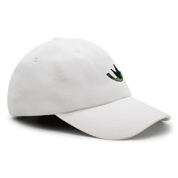 Green Bird Premium Dad Hat Embroidered Baseball Cap Nature Animal