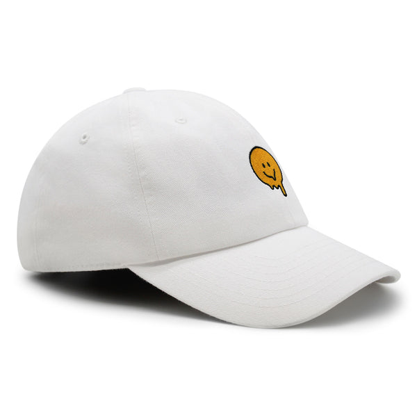 Melted Smile Premium Dad Hat Embroidered Baseball Cap Sad Face