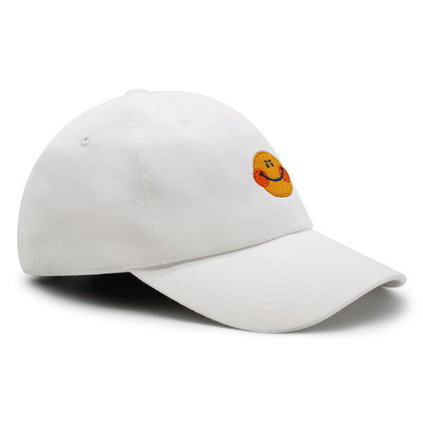 Smile Premium Dad Hat Embroidered Baseball Cap Emoji Smiling Face