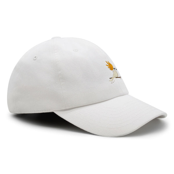 Cockatoo Premium Dad Hat Embroidered Baseball Cap Parrot Bird