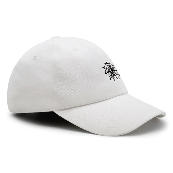 Spider web Premium Dad Hat Embroidered Baseball Cap Halloween