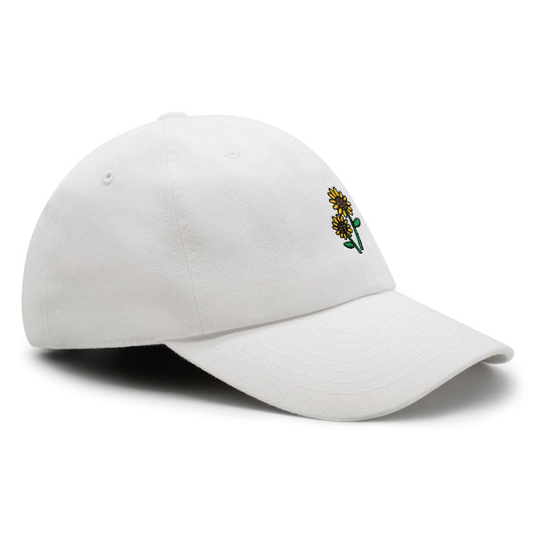 Sunflowers Premium Dad Hat Embroidered Baseball Cap Flower Floral