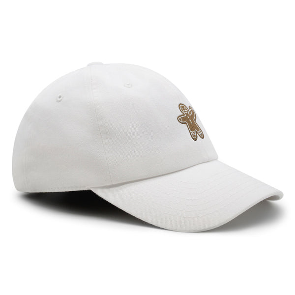 Gingerbread Man Premium Dad Hat Embroidered Baseball Cap Holiday Cookie