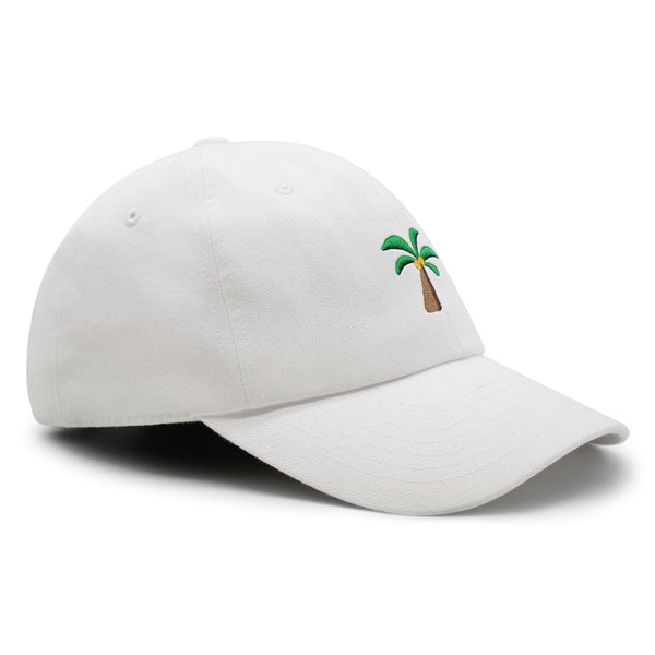 Palm Tree Premium Dad Hat Embroidered Baseball Cap Coconut