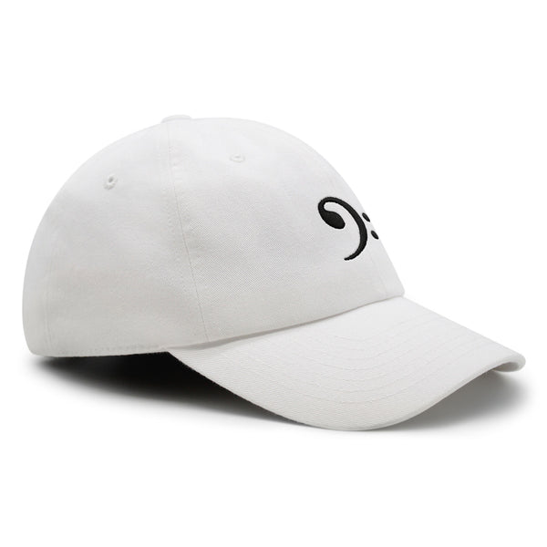 Bass Clef Premium Dad Hat Embroidered Baseball Cap Music Symbol