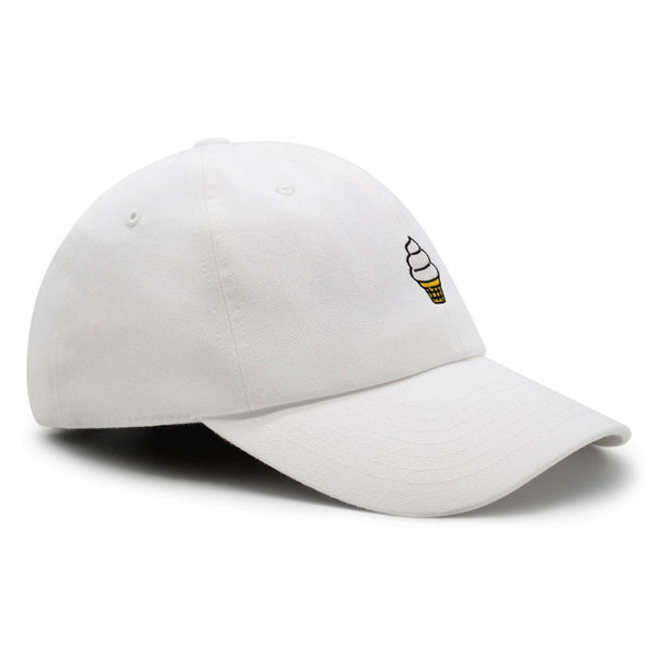 Ice cream Cone Premium Dad Hat Embroidered Baseball Cap Cute