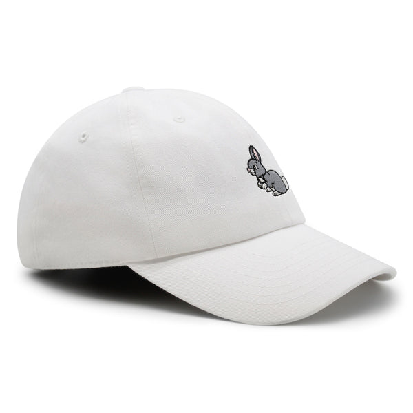 Rabbit Premium Dad Hat Embroidered Baseball Cap Cute