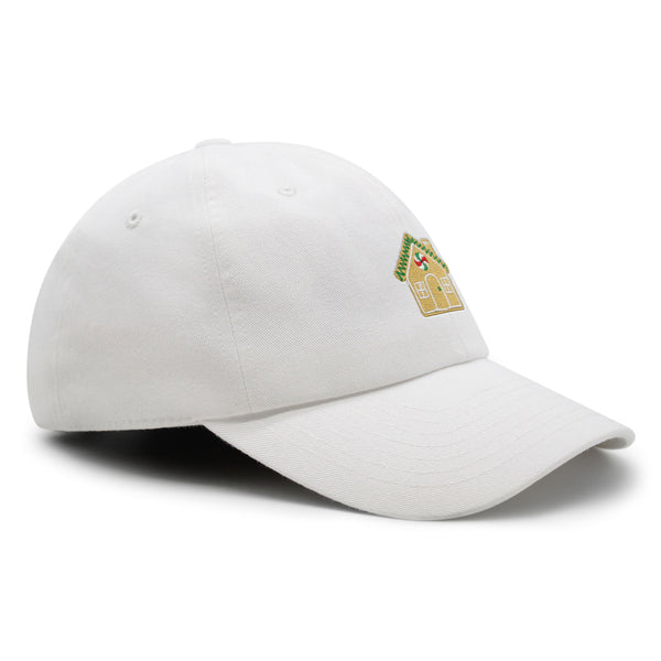 Gingerbread House  Premium Dad Hat Embroidered Baseball Cap Holiday