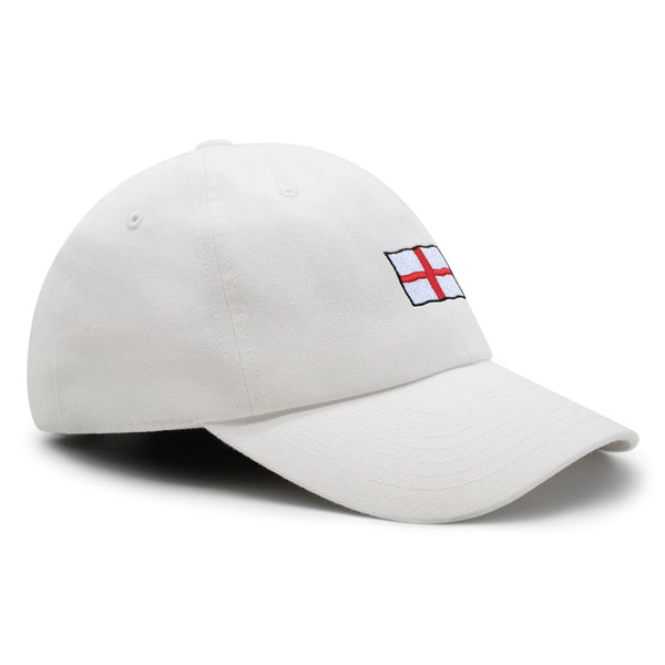 England Flag Premium Dad Hat Embroidered Baseball Cap Fluttering