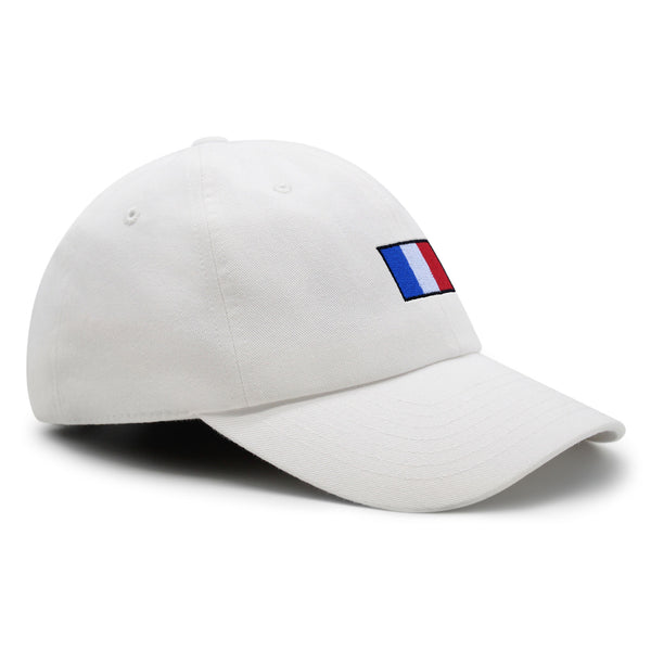 France Flag Premium Dad Hat Embroidered Cotton Baseball Cap Soccer