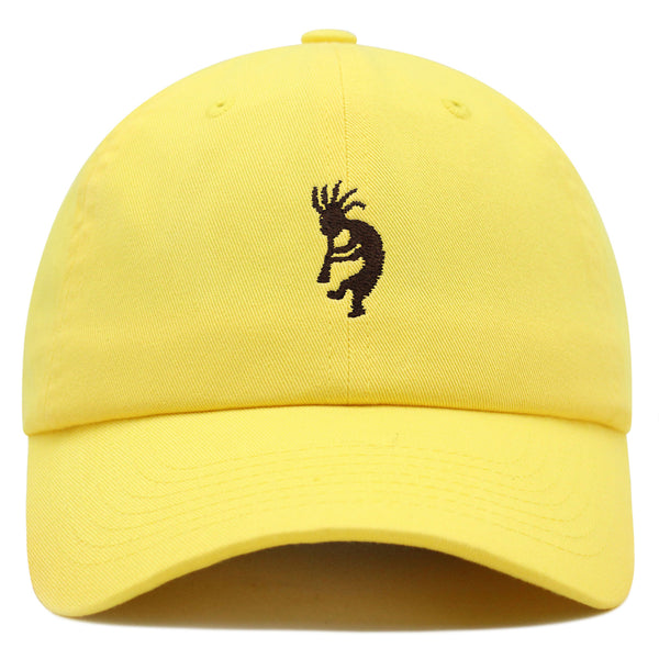 Kokopelli Premium Dad Hat Embroidered Baseball Cap Indian Traditional