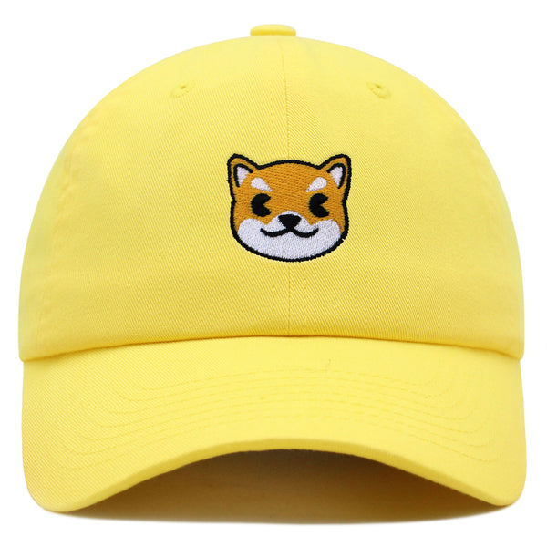 Shiba Premium Dad Hat Embroidered Baseball Cap Dog Puppy