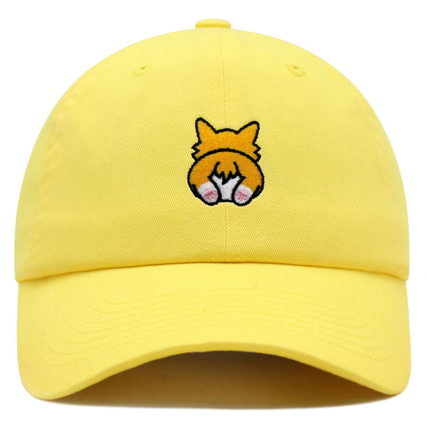 Corgi Butt Premium Dad Hat Embroidered Baseball Cap Welsh Corgi