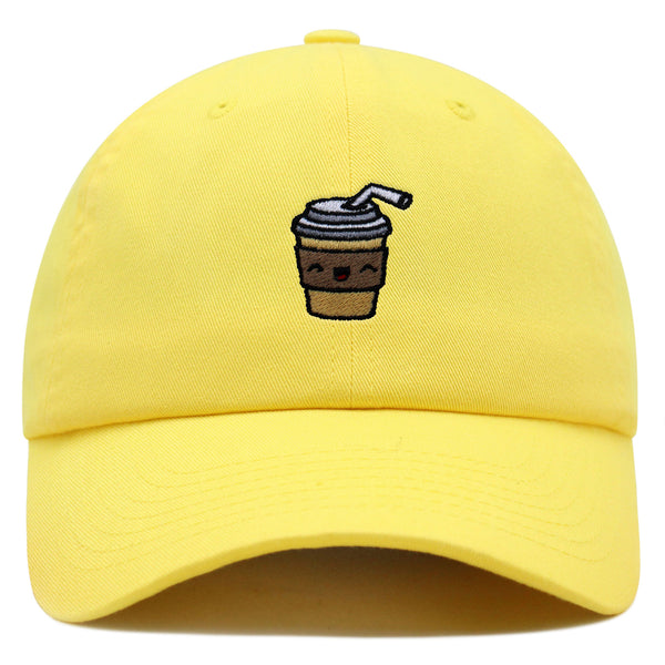 Morning Coffee Premium Dad Hat Embroidered Baseball Cap Latte Americano