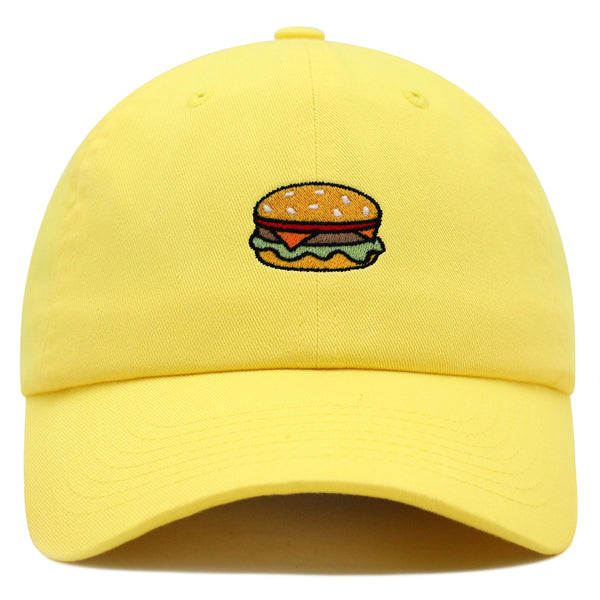 Hamburger Premium Dad Hat Embroidered Baseball Cap Fast Food