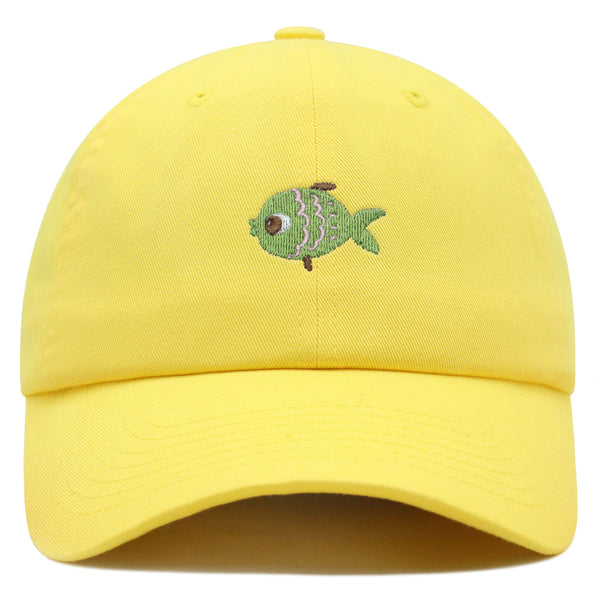 Fish Premium Dad Hat Embroidered Baseball Cap Aquarium