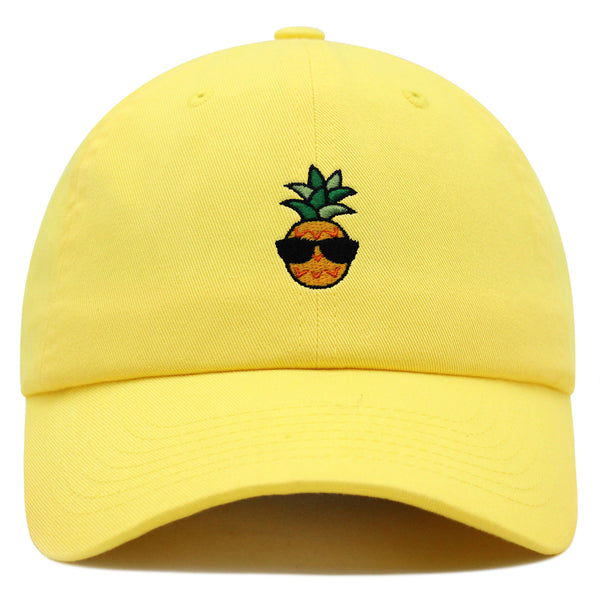 Pineapple Man Premium Dad Hat Embroidered Baseball Cap Sunglasses