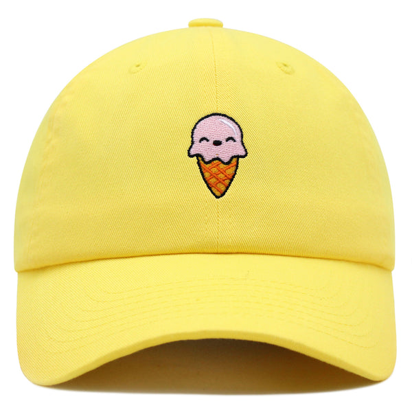 Ice Cream Premium Dad Hat Embroidered Baseball Cap Summer