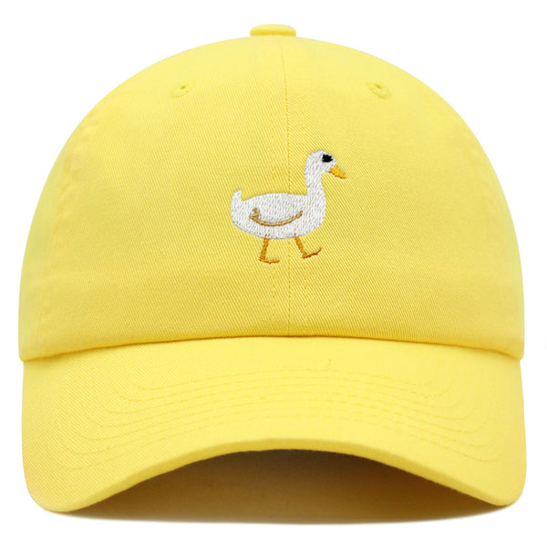 Duck Premium Dad Hat Embroidered Baseball Cap Bird Lake