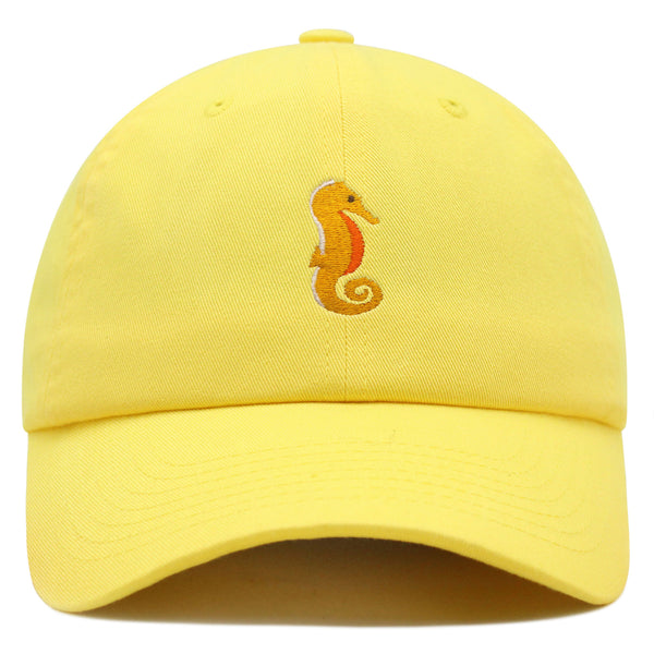 Seahorse Premium Dad Hat Embroidered Baseball Cap Ocean Sea Fish