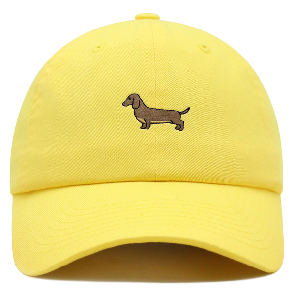 Dachshund Premium Dad Hat Embroidered Baseball Cap Puppy Dog