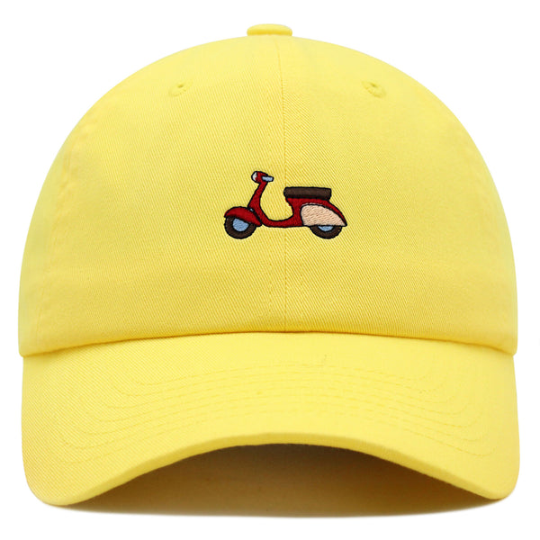 Scooter Premium Dad Hat Embroidered Baseball Cap Motorcycle