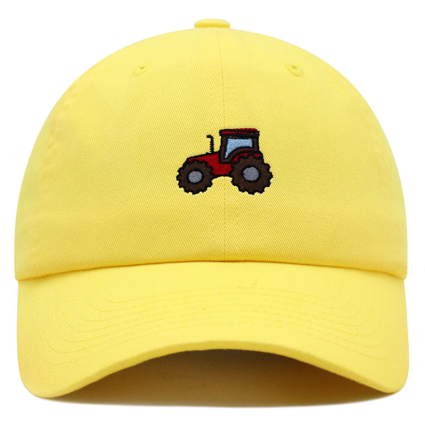 Tractor Premium Dad Hat Embroidered Baseball Cap Construction Farm