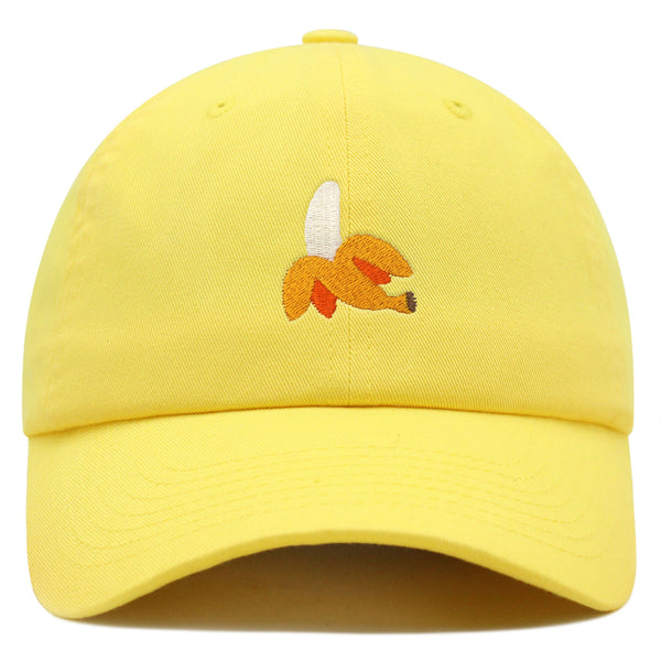 Banana Premium Dad Hat Embroidered Baseball Cap Fruit