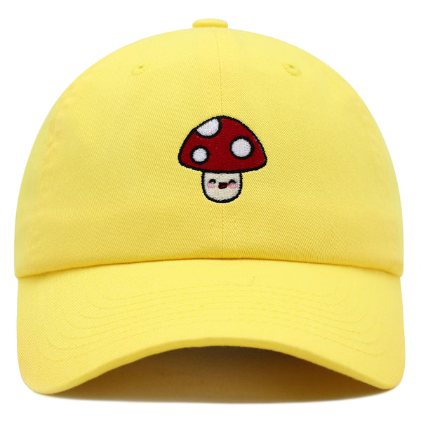 Mushroom Premium Dad Hat Embroidered Baseball Cap Vegetable