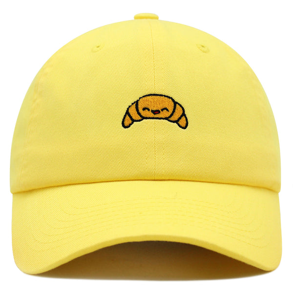 Croissant Premium Dad Hat Embroidered Baseball Cap Bread Foodie