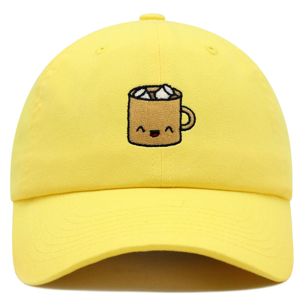 Hot Chocolate Premium Dad Hat Embroidered Baseball Cap Foodie Drink Coffee