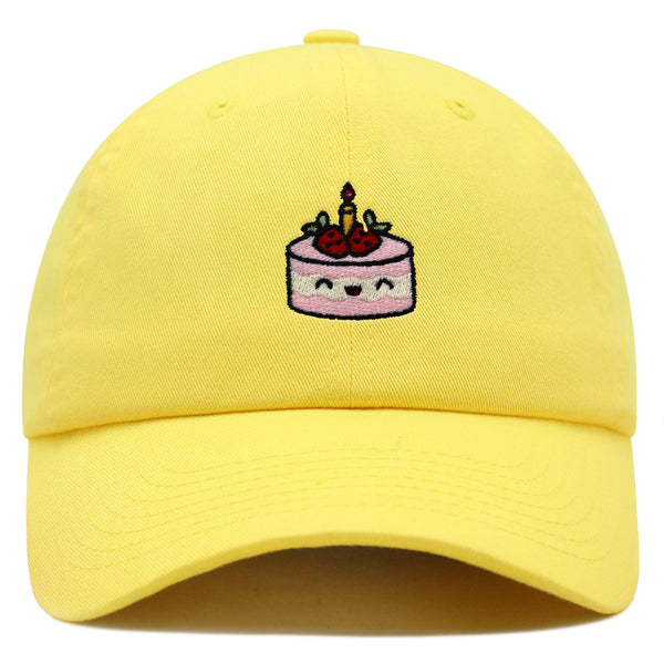 Cake Premium Dad Hat Embroidered Baseball Cap Birthday Foodie