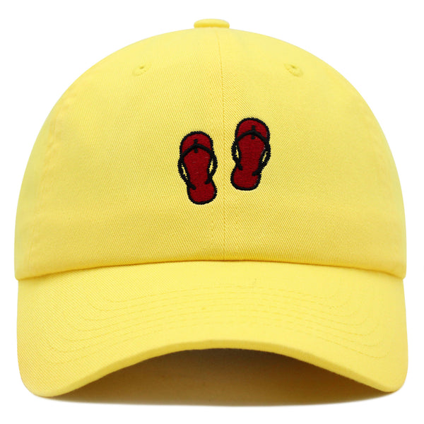 Flip-flops Premium Dad Hat Embroidered Baseball Cap Shoes Beach