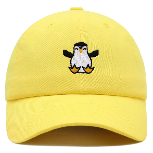 Penguin Premium Dad Hat Embroidered Baseball Cap Snow Animal