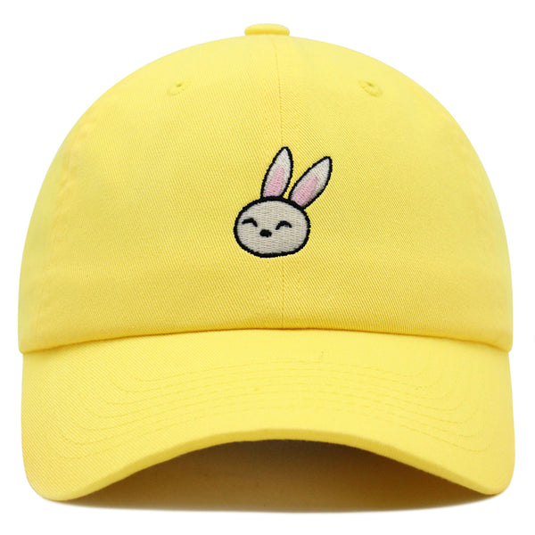 Cute Rabbit Premium Dad Hat Embroidered Baseball Cap Bunny Zoo