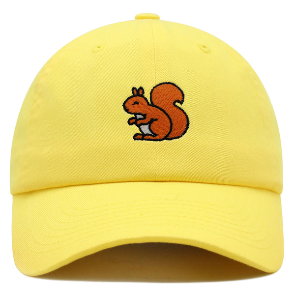 Squirrel Premium Dad Hat Embroidered Baseball Cap Hamster Chipmunks